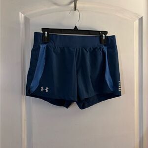 Under Armour Women's Blue Running Shorts Sz M